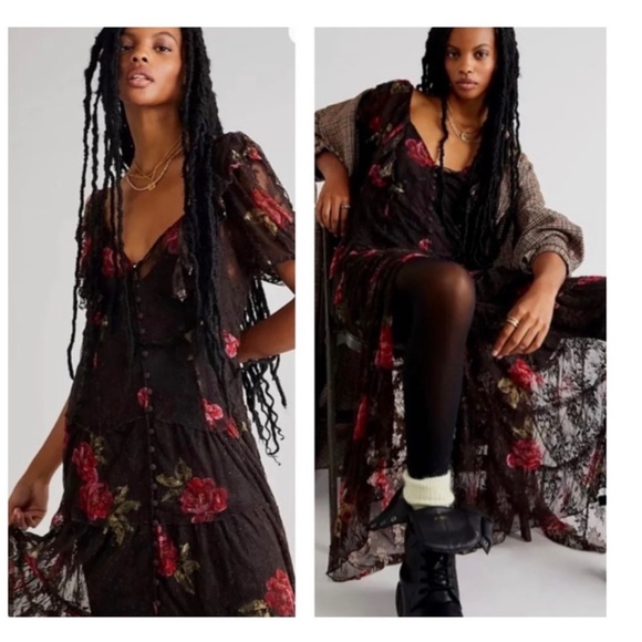 Free People Dresses & Skirts - ✨ Free People Hollis Dress in Coca-Cola XS✨